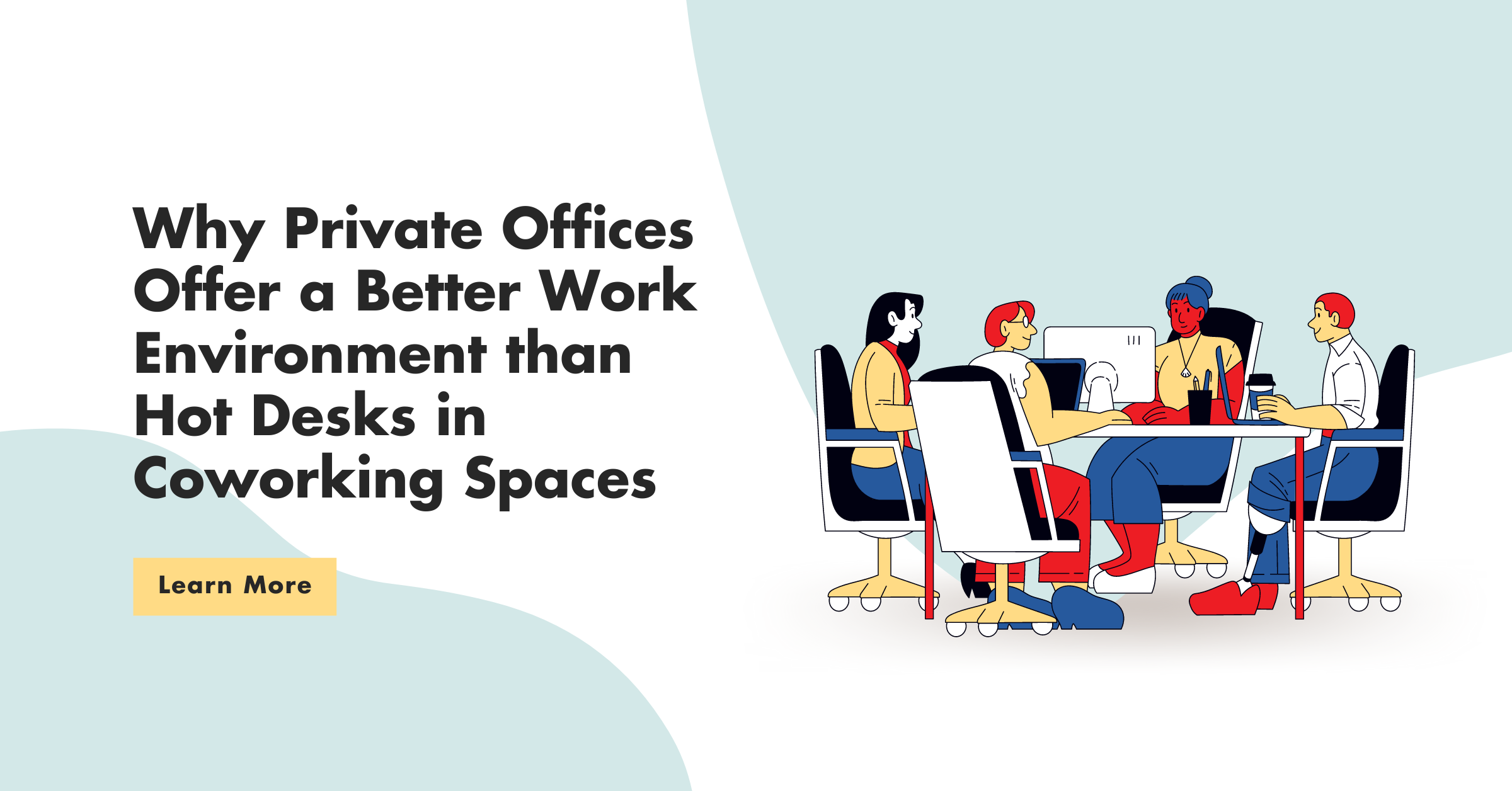 Why Private Offices Offer a Better Work Environment than Hot Desks in Coworking Spaces